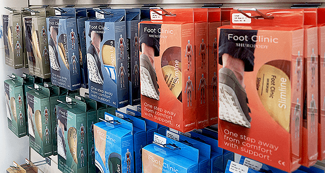 Line of Foot Clinic products