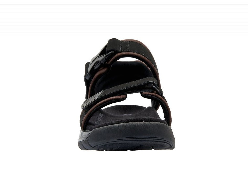 Capri III Men's Nubuck Leather Flat Sandal