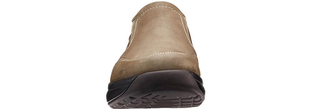 Traveler II Wide Fit Men's Leather Easy Slip On Flat Shoe