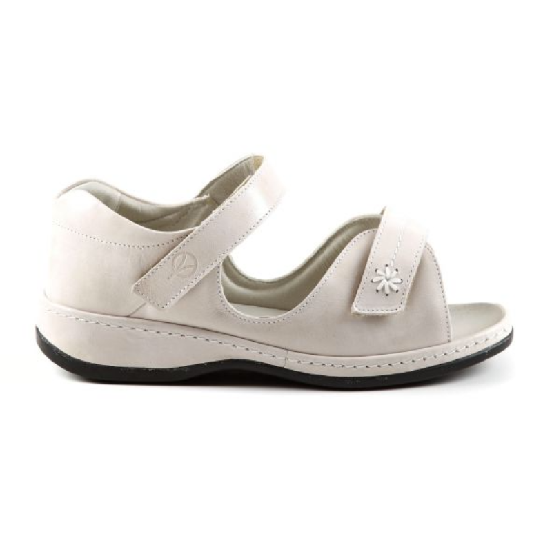 Coral Extra Wide Fit Women s Leather Strappy Sandal Shuropody