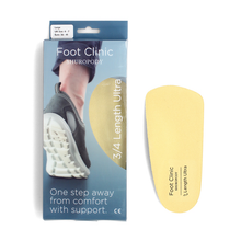 Load image into Gallery viewer, Foot Clinic Ultra 3/4 Length Orthotics
