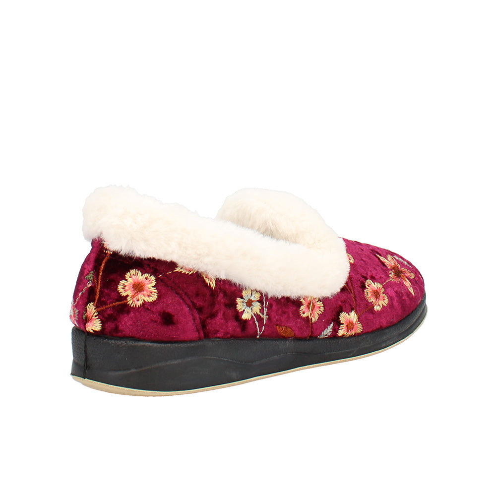 Clarice Wide Fit Women's Slip On Slipper