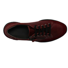 Load image into Gallery viewer, Peggy Wide Fit Women&#39;s Leather - Nubuck Mix Zip &amp; Lace Up Sport Style Casual Shoe
