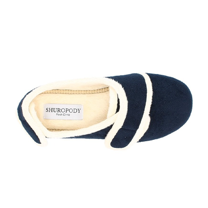 Charlotte Extra Wide Fit Women's Lined Velour Slipper