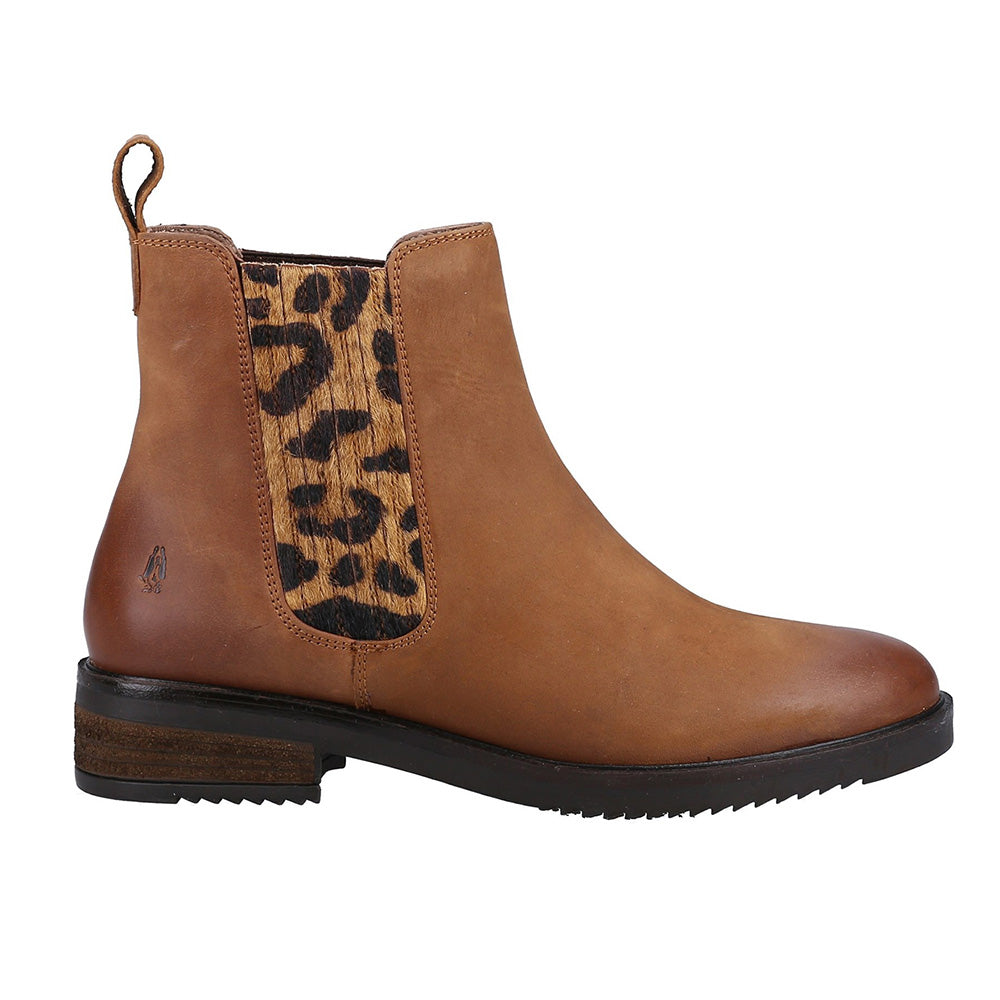 Tan and leopard print chelsea boots hotsell