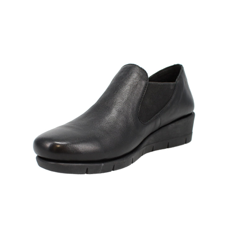 Mimi Women's Easy Slip On Wedge Leather Shoe