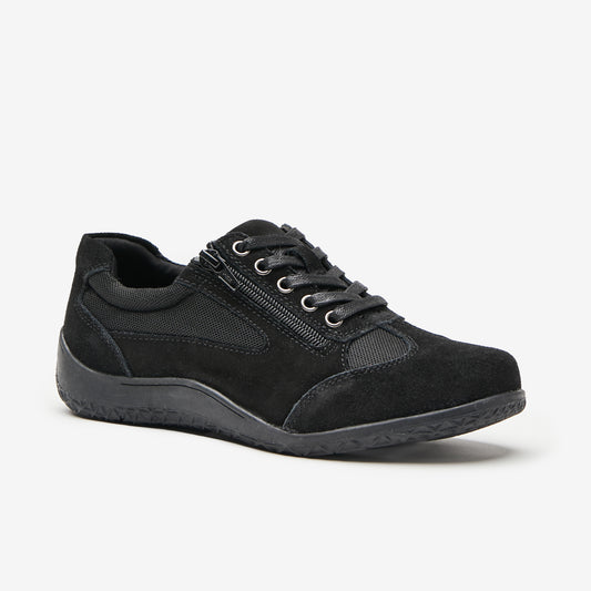 Jaycee Suede Lace Up Trainers