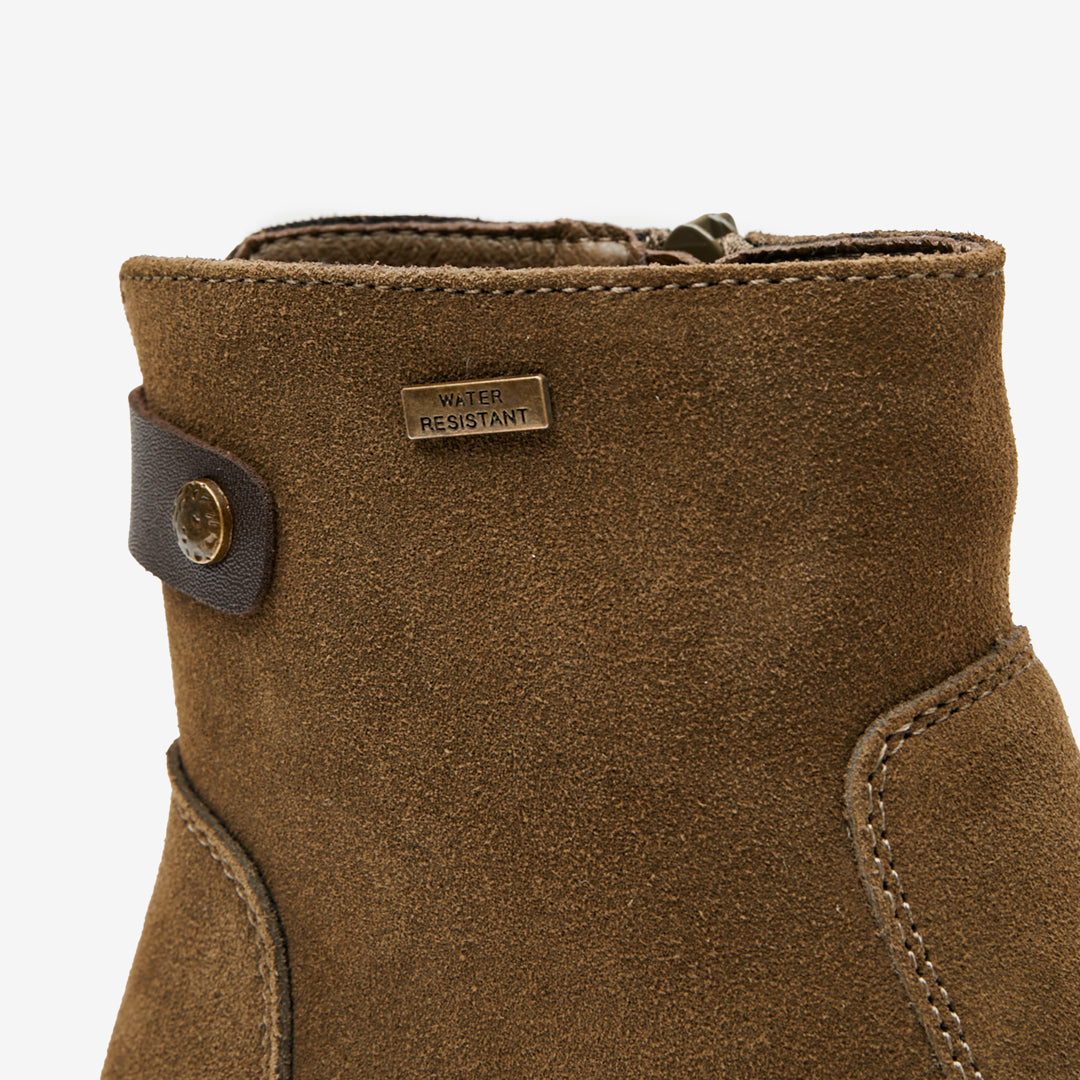 Kiera Wide Fit Womens's Water Resistant Suede Boot