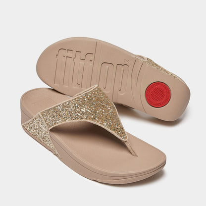 Lulu Glitter Flit Flops Toe Thongs Post Sandals