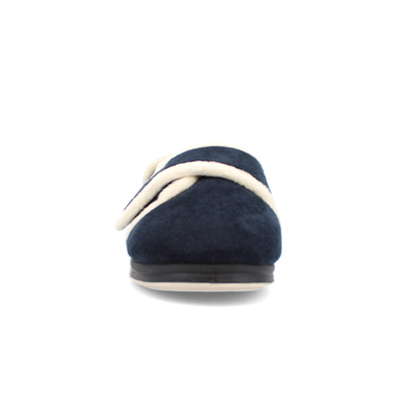 Charlotte Extra Wide Fit Women's Lined Velour Slipper