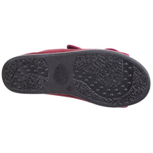 Load image into Gallery viewer, Brompton Extra Wide Fit Velvet Finish Open Toe Unisex Slipper
