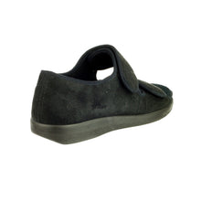 Load image into Gallery viewer, Brompton Extra Wide Fit Velvet Finish Open Toe Unisex Slipper
