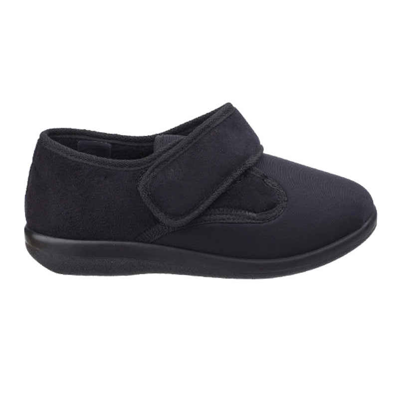 Frenchay Wide Fit Velvet Finish Unisex Slipper