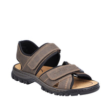 Load image into Gallery viewer, Dwight Wide Fit Men&#39;s Double Velcro Adjustable Fastening Sport Style Sandal
