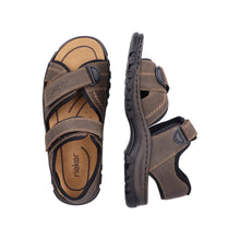 Load image into Gallery viewer, Dwight Wide Fit Men&#39;s Double Velcro Adjustable Fastening Sport Style Sandal
