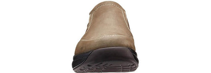 Traveler II Wide Fit Men's Leather Easy Slip On Flat Shoe