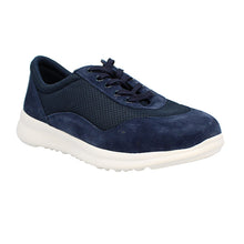 Load image into Gallery viewer, Gigi Standard Fit Women&#39;s Suede / Mesh Lace Up Sport Style Shoe
