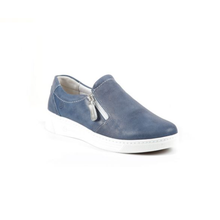 Load image into Gallery viewer, Kelly - Wide Fit Women&#39;s Leather Velcro Fastening Shoe
