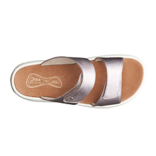 Load image into Gallery viewer, Vienna II Wide Fit Women&#39;s Double Adjustable Velcro Fastening Slip On Flat Sandal
