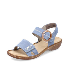 Load image into Gallery viewer, Shaz Standard Fit Women&#39;s Buckle &amp; Velcro Fastening Strappy Sandal
