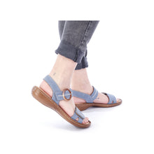 Load image into Gallery viewer, Shaz Standard Fit Women&#39;s Buckle &amp; Velcro Fastening Strappy Sandal
