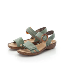 Load image into Gallery viewer, Shaz Standard Fit Women&#39;s Buckle &amp; Velcro Fastening Strappy Sandal
