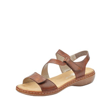 Load image into Gallery viewer, Raby Standard Fit Women&#39;s Double Velcro Adjustable Fastening Strappy Sandal

