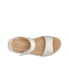 Load image into Gallery viewer, Flores Wide Fit Women&#39;s Double Velcro Strap Fastening Leather Sandal
