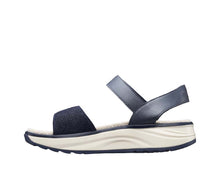 Load image into Gallery viewer, Flores Wide Fit Women&#39;s Double Velcro Strap Fastening Leather Sandal
