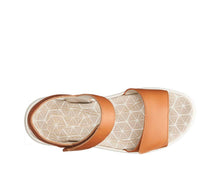 Load image into Gallery viewer, Flores Wide Fit Women&#39;s Double Velcro Strap Fastening Leather Sandal
