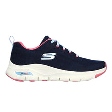 Load image into Gallery viewer, Arch Fit Wave Wide Fit Womens Textile Lace Up Sports Shoe
