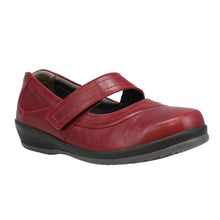 Load image into Gallery viewer, Ada Extra Wide Fit Women&#39;s Soft Single Touch Fastening Leather Mary Jane Style Flat Shoe
