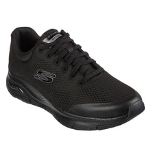 Load image into Gallery viewer, Arch Fit Wide Fit Men&#39;s Polyester Lace Up Trainer
