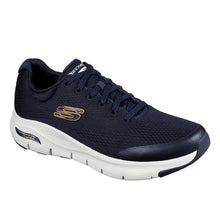 Load image into Gallery viewer, Arch Fit Wide Fit Men&#39;s Polyester Lace Up Trainer
