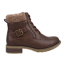 Load image into Gallery viewer, Ariel Standard Fit Women&#39;s Synthetic Lace Up Ankle Boot
