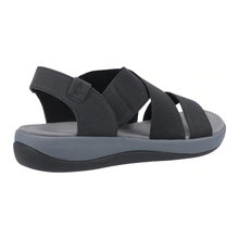 Load image into Gallery viewer, Sophia Standard to Wide Fit Women&#39;s Elasticated Cross Strap Flat Sport Style Sandal
