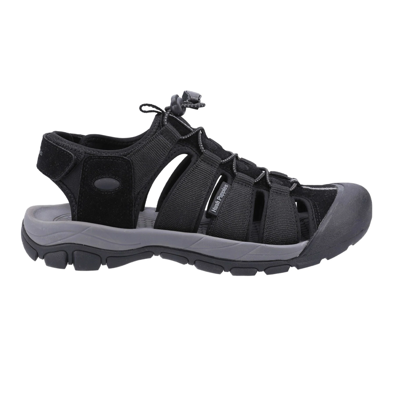 Peru Standard Fit Men's Bungee Fastening Closed Toe Sport Style Sandal