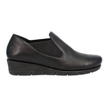 Load image into Gallery viewer, Mimi Standard Fit Women&#39;s Easy Slip On Mid Wedge Leather Shoe
