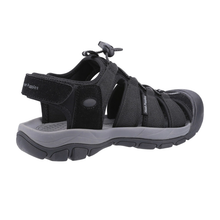 Load image into Gallery viewer, Peru Standard Fit Men&#39;s Bungee Fastening Closed Toe Sport Style Sandal

