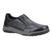 Load image into Gallery viewer, Fletcher Wide Fit Men&#39;s Leather Slip On Shoe

