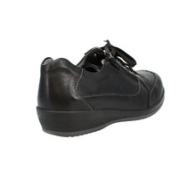 Load image into Gallery viewer, Marge-f Extra Wide Fit Women&#39;s Lace &amp; Zip Fastening Leather Shoe
