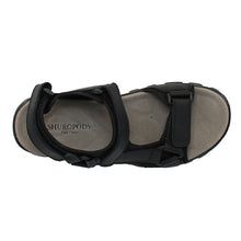 Load image into Gallery viewer, Jin Standard Fit Men&#39;s Triple Velcro Strap Fastening Sport Style Sandal
