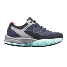 Load image into Gallery viewer, Cadore STX Wide Fit Women&#39;s Lace Up Leather Multi Colour Block Trainer
