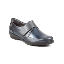 Load image into Gallery viewer, Jenny - Wide Fit Women&#39;s Leather Velcro Fastening Shoe
