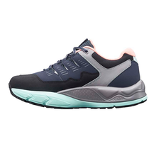 Load image into Gallery viewer, Cadore STX Wide Fit Women&#39;s Lace Up Leather Multi Colour Block Trainer
