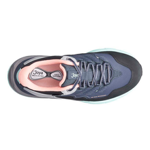 Load image into Gallery viewer, Cadore STX Wide Fit Women&#39;s Lace Up Leather Multi Colour Block Trainer
