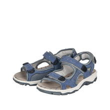 Load image into Gallery viewer, Agnetha Standard Fit Women&#39;s Triple Adjustable Velcro Strap Fastening Sport Style Sandal
