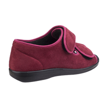 Load image into Gallery viewer, Brompton Extra Wide Fit Velvet Finish Open Toe Unisex Slipper
