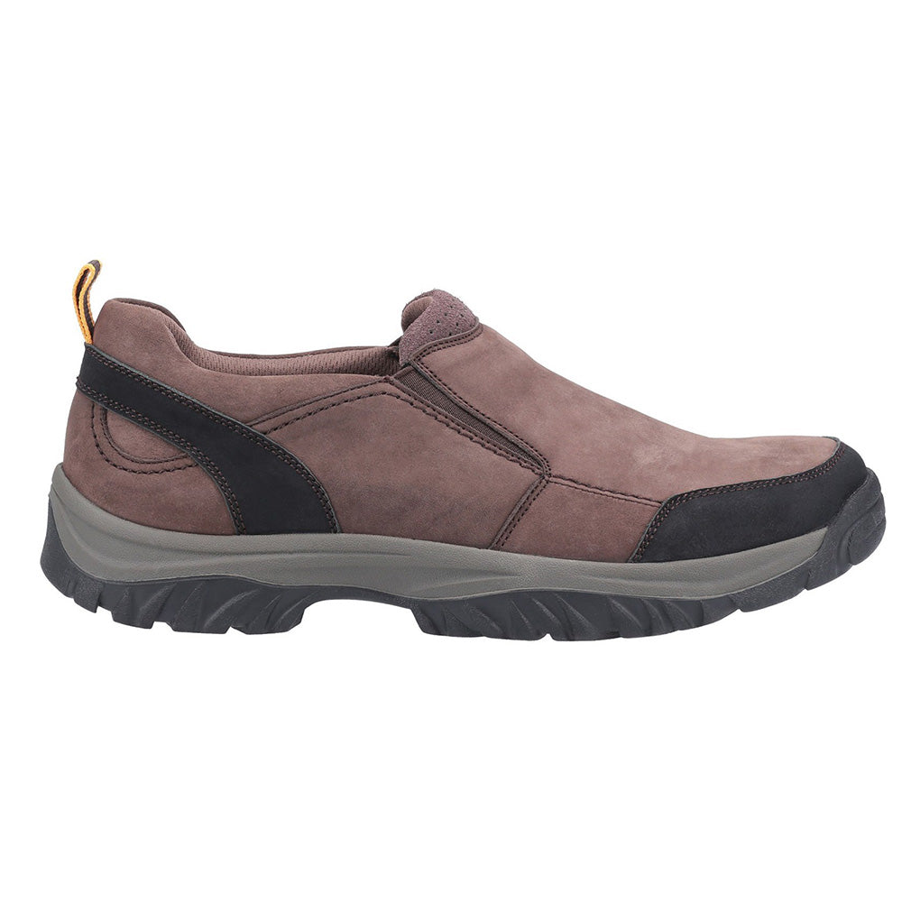 Boxwell Standard Fit Men's Leather Slip On Hiking Shoe