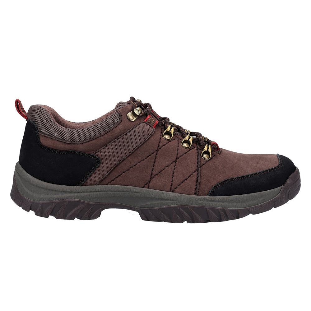 Toddington Standard Fit Men's Nubuck Leather Lace Up Hiker Style Leisure Shoe